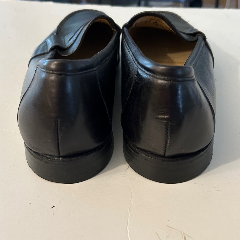 Dexter Men's Elegant Black Slip-On Penny Loafers size 11 made in USA - Picture 6 of 13